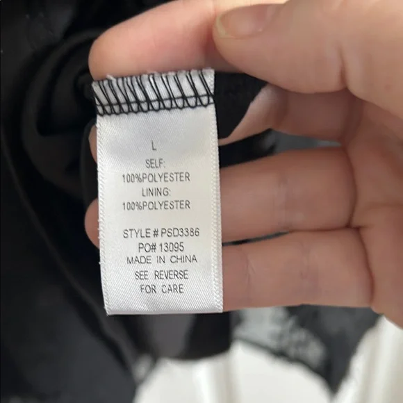 Anthropologie Polygram Black Textured Midi Dress with tie belt - Picture 3 of 10